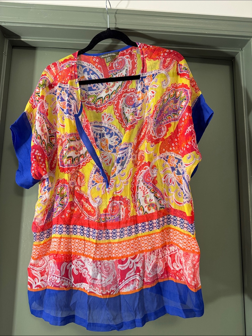 Eddie Bauer silk blouse